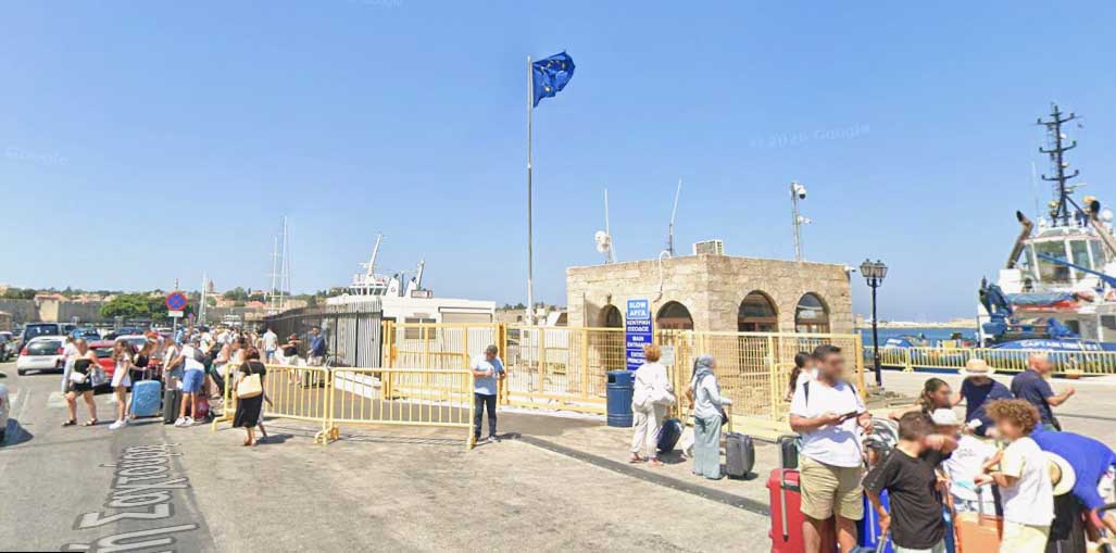 Rhodes Tourist Port Gate