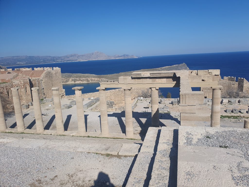 Stoa Columns Lindos